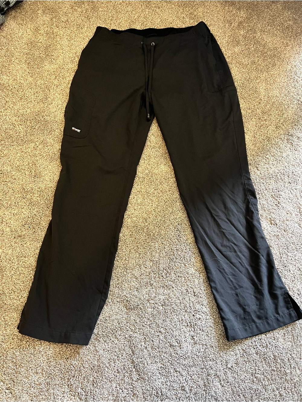 Grey’s Anatomy professional wear by Barco large black ladies scrub pants bottoms